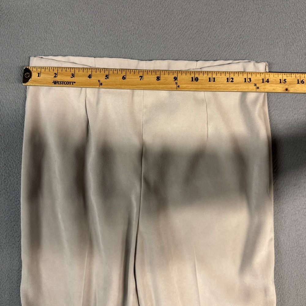 J Jill Pants Womens 6 Beige Wearever Smooth Classic Slim Leg Side Zip Stretch - Picture 6 of 12